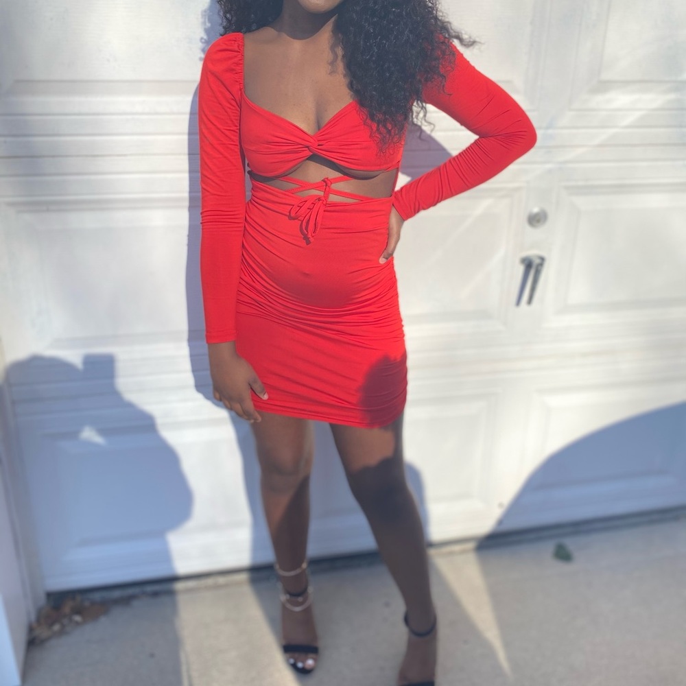 Short Red Dress - Picture 1 of 5